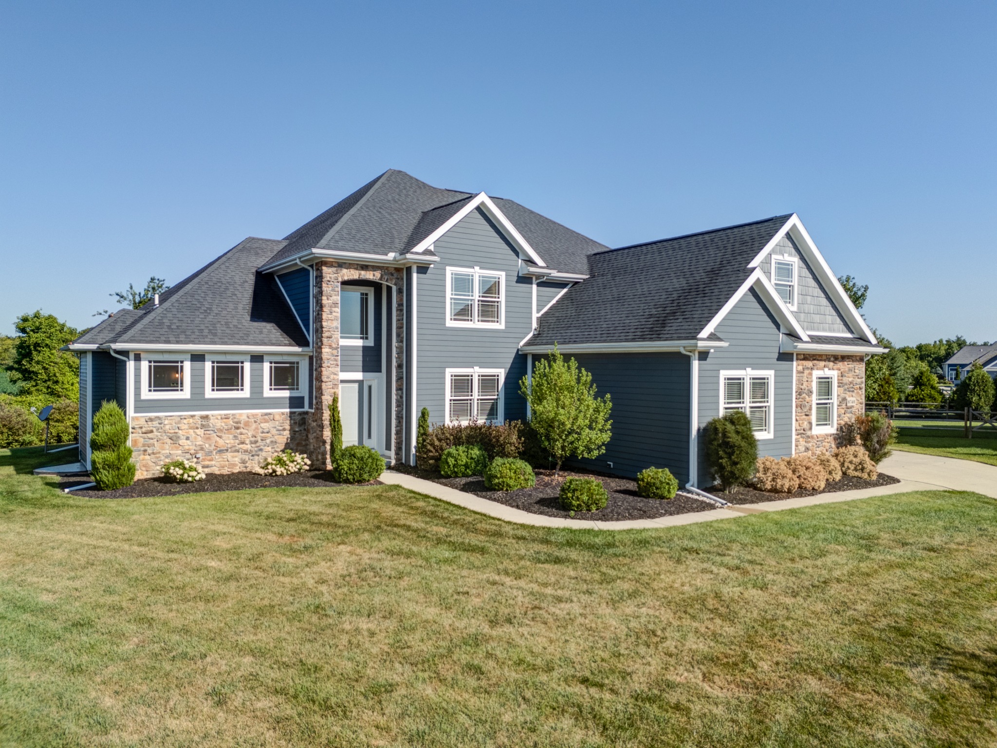 Front exterior of 8740 Treviso Circle in Monclova, Ohio